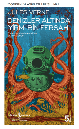 Denizler Altında Yirmi Bin Fersah - Jules Verne kitap kapağı