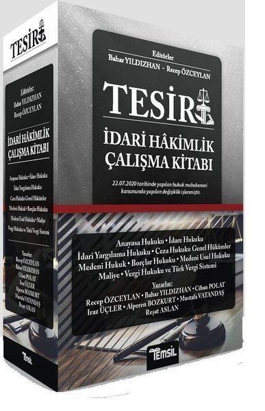 Tesir İdari Hakimlik Çalışma Kitabı - Recep Özceylan, Bahar Yıldızhan kitap kapağı