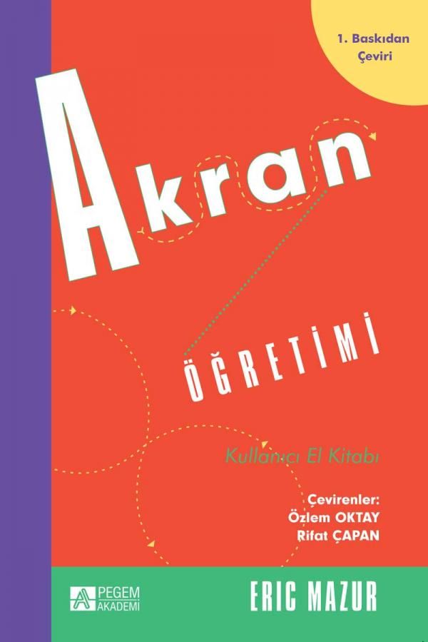 Akran Öğretimi - Kullanıcı El Kitabı - Eric Mazur kitap kapağı