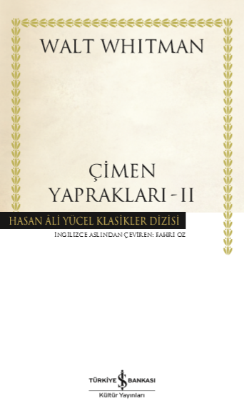 Çimen Yaprakları - 2 - Walt Whitman kitap kapağı