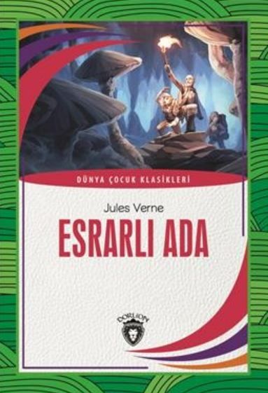 Esrarlı Ada - Jules Verne kitap kapağı