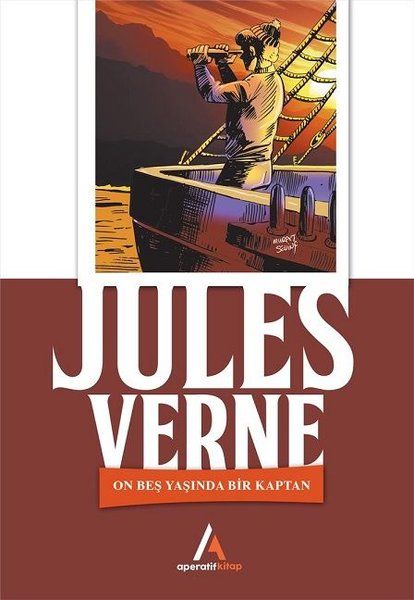 On Beş Yaşında Bir Kaptan - Jules Verne kitap kapağı