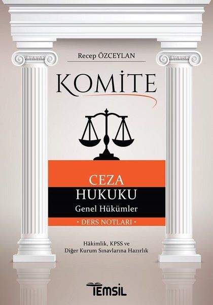Komite Ceza Hukuku Genel Hükümler - Recep Özceylan kitap kapağı