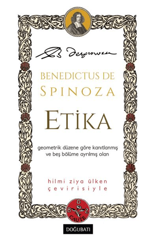 Etika - Benedictus de Spinoza kitap kapağı