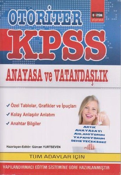 Otoriter KPSS Anayasa ve Vatandaşlık - Gürcan Yurtseven kitap kapağı