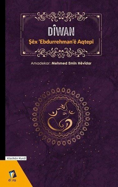 Diwan - Şex Ebdurrehman’e Aqtepi kitap kapağı
