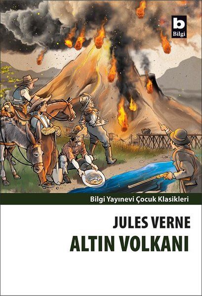 Altın Volkanı - Jules Verne kitap kapağı