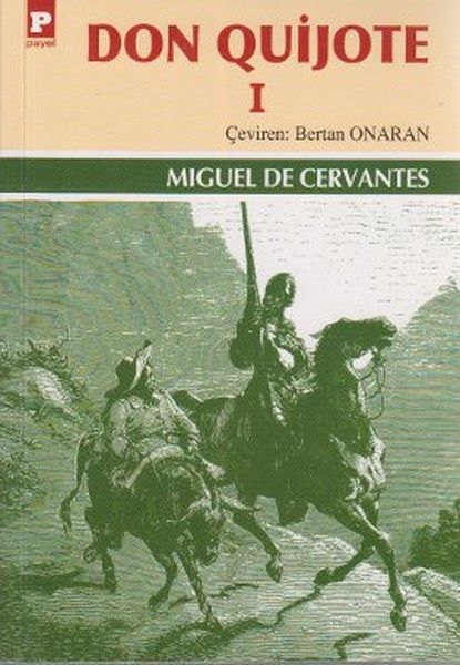 Don Quijote 1 - Miguel de Cervantes Saavedra kitap kapağı