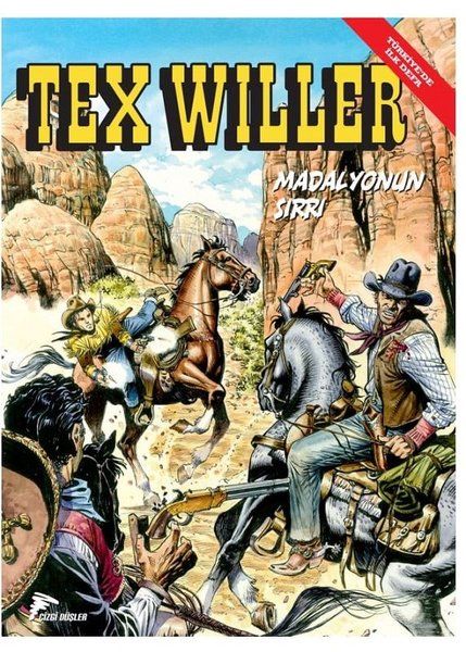 Madalyonun Sırrı / Hazine Mağarası - Tex Willer Cilt 2 - Mauro Boselli kitap kapağı