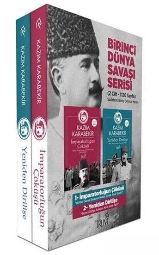Birinci Dünya Savaşı Serisi Seti (2 Cilt - Kutusuz) - Kazım Karabekir kitap kapağı