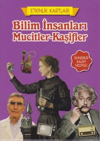 Bilim İnsanları Mucitler-Kaşifler - Etkinlik Kartları - Kolektif kitap kapağı