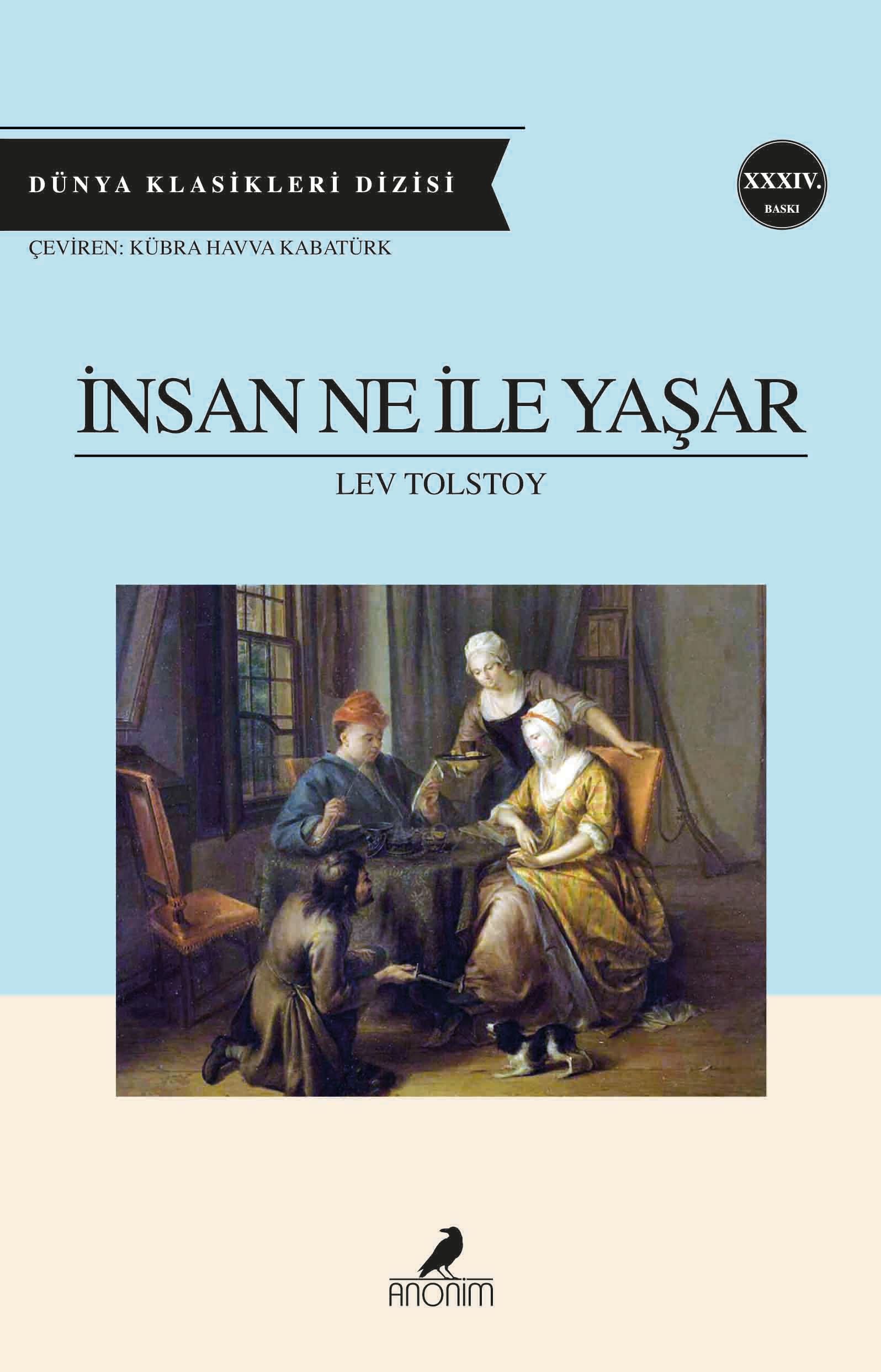 İnsan Ne ile Yaşar - Lev Nikolayeviç Tolstoy kitap kapağı