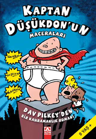 Kaptan Düşükdon’un Maceraları - Dav Pilkey kitap kapağı