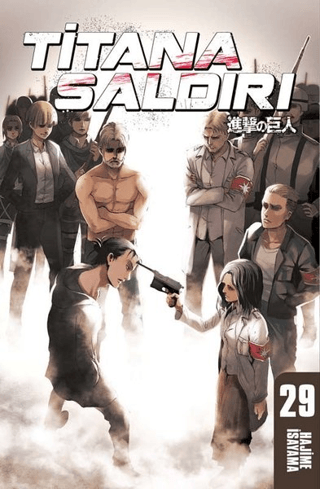 Titana Saldırı 29 - Hajime İsayama kitap kapağı