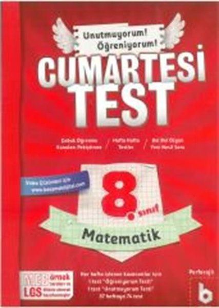 8. Sınıf Cumartesi Test Matematik - Kolektif kitap kapağı