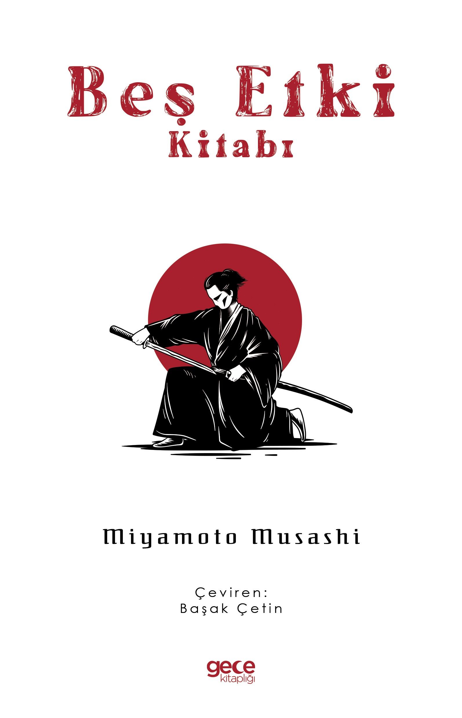 Beş Etki Kitabı - Miyamoto Musashi kitap kapağı