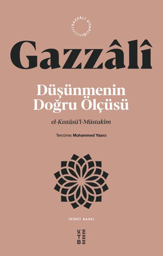 Düşünmenin Doğru Ölçüsü - İmam Gazzali kitap kapağı