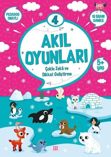 Akıl Oyunları 4 (5+ Yaş) - Kolektif kitap kapağı