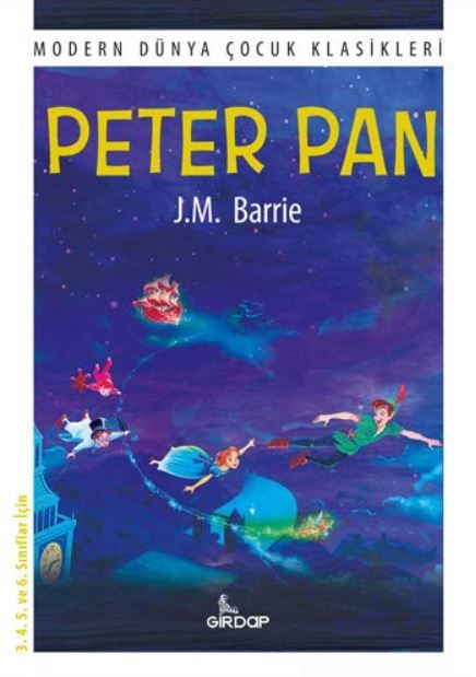 Peter Pan - J. M. Barrie kitap kapağı