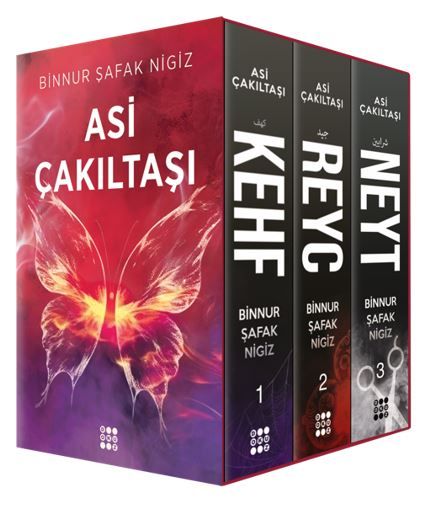 Asi Çakıltaşı (3 Kitap Takım) - Binnur Şafak Nigiz kitap kapağı