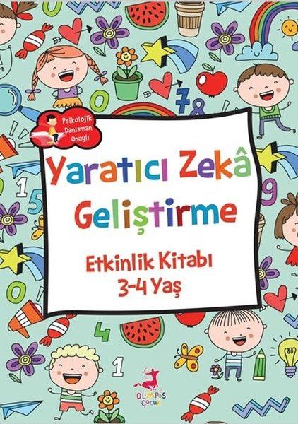 Yaratıcı Zeka Geliştirme - Etkinlik Kitabı (3-4 Yaş) - Rose Mary Samanoğlu kitap kapağı