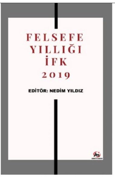 Felsefe Yıllığı - İFK 2019 - Nedim Yıldız kitap kapağı