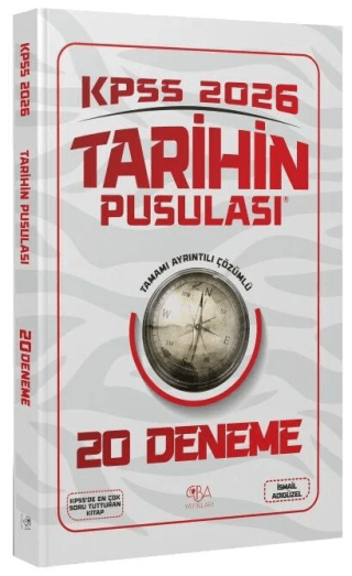 2026 KPSS Tarihin Pusulası 20 Deneme Çözümlü - İsmail Adıgüzel kitap kapağı