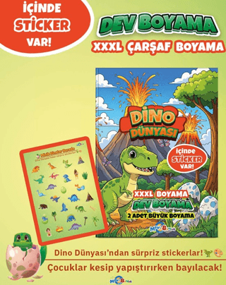 Dino Dünyası (Boyama Kitabı) - Kolektif kitap kapağı