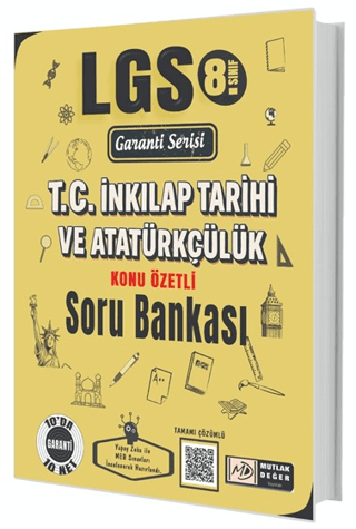 8. Sınıf LGS T.C. İnkılap Tarihi ve Atatürkçülük Konu Özetli Soru Bankası - Kolektif kitap kapağı