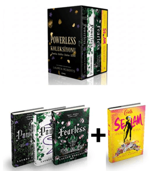 Powerless - Powerful - Fearless + Disney Cruella Selam Zalim Yürek (Hediye) - Lauren Roberts kitap kapağı