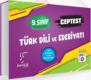 9. Sınıf Türk Dili ve Edebiyatı Cep Test - Ayşe Sarı kitap kapağı