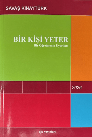 Bir Kişi Yeter - Savaş Kınaytürk kitap kapağı