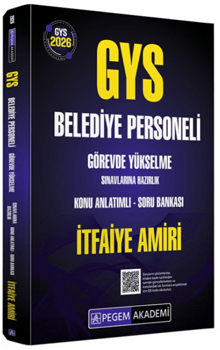 2026 GYS Belediye Personeli Görevde Yükselme Sınavlarına Hazırlık Konu Anlatımlı Soru Bankası İtfaiye Amiri - Kolektif…