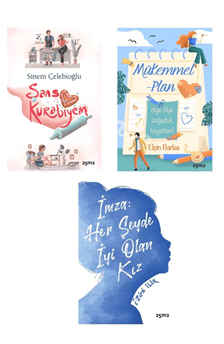 Romantiklere Özel Set (3 Kitap) - Sinem Çelebioğlu kitap kapağı