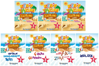3. Sınıf Keşif Takımı Tatilde Eğitim Seti - Kolektif kitap kapağı