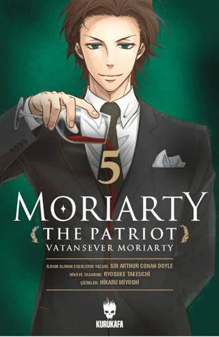 Moriarty the Patriot - Vatansever Moriarty 5 - Ryosuke Takeuchi kitap kapağı