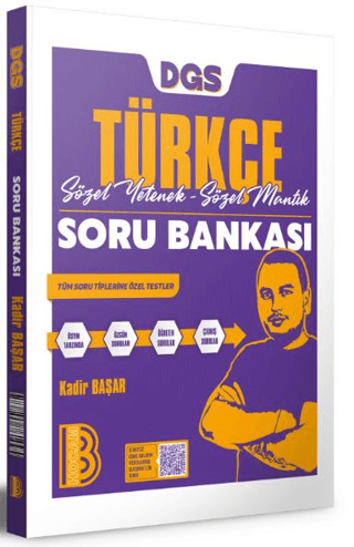 2026 DGS Türkçe Sözel Yetenek - Sözel Mantık Soru Bankası - Kadir Başar kitap kapağı