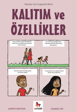 Kalıtım ve Özellikler – Gençler İçin Çizgilerle Bilim - Joseph Midthun kitap kapağı