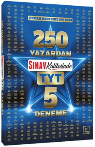 TYT 250 Yazardan Sınav Kalitesinde 5 Deneme - Kolektif kitap kapağı